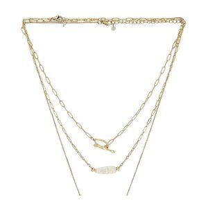 8 Other Reasons Maritime Necklace in Gold New Womens 2 Chains